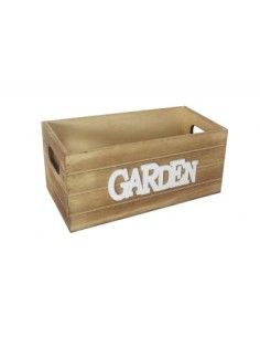 CAJON MADERA 21X11X10 GARDEN