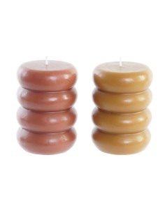 VELA CERA 7X7X10 394 GR, 2 SURTIDO