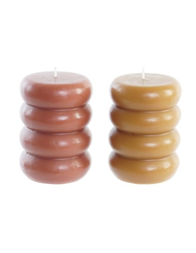 VELA CERA 7X7X10 394 GR, 2 SURTIDO