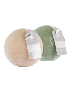 VELA CERA 7,5X7,5X7,5 188 GR, 2 SURTIDO