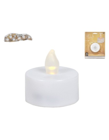 VELA TÉ LED  4 CM - PLÁSTICO