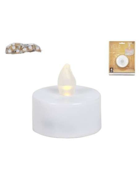 VELA TÉ LED  4 CM - PLÁSTICO