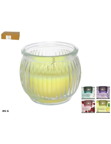 VELA VASO CRISTAL 85G MIX