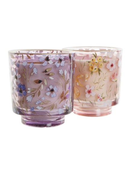 VELA CERA CRISTAL 9X9X10 230 GR. 2 SURT.