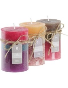 VELA CERA 6,8X6,8X10 55 HORAS 3 SURTIDO