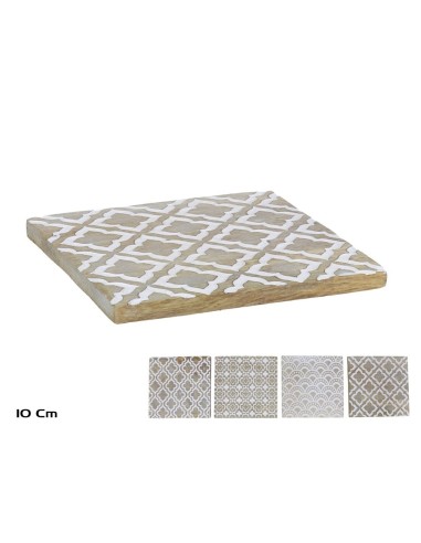 POSAVASOS GEOMETRIC 10X10CM 4STD