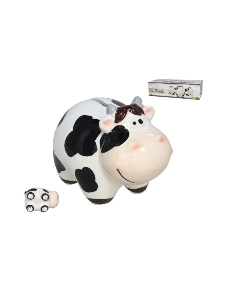 HUCHA PEQUEÑA VAQUITA 11X8X9,5 CM