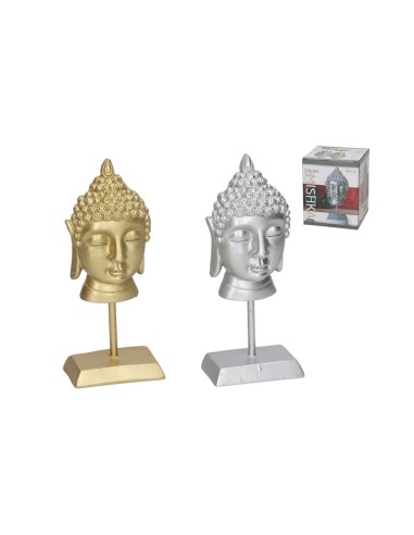 FIGURA BUDA MISHKA 2 COL SURT 6X4X15,5 CM RESINA