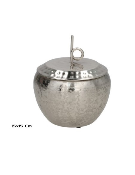 CUENCO REDONDO CON TAPA 15X15X15CM