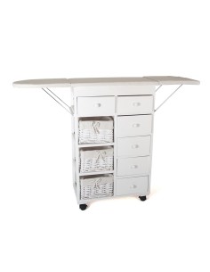 MESA PLANCHA ULISES C/ CAJONES 121X89 CM