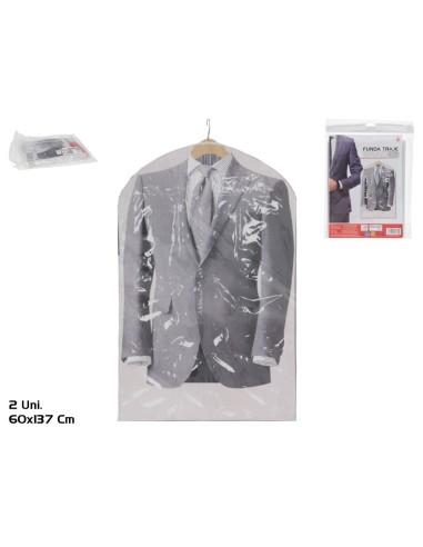 FUNDA TRAJE BRAD X2 60 X 137