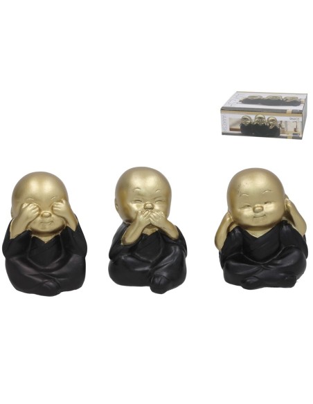 FIGURA MONJE AAKESH 3 SURT 8H CM RESINA