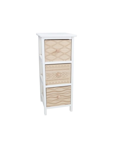 CAJONERA 3 C.INDIA NATURAL 25X28X61