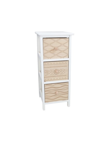 CAJONERA 3 C.INDIA NATURAL 25X28X61