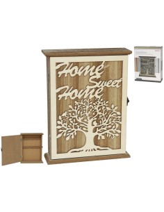 GUARDA-LLAVES TREE 20X6,5X26CM MARRON