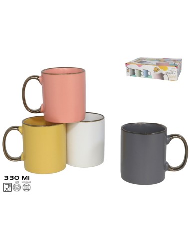 JARRA 330ML TIERRA 4 SURTIDOS GRES