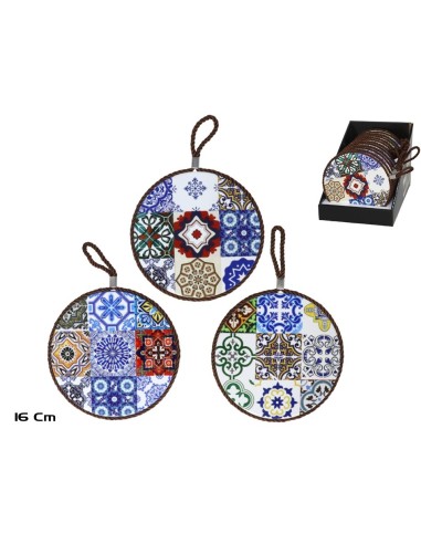 AZULEJO COLGANTE 16CM RED. 3 SURT. TANGER