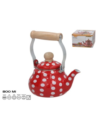 TETERA ESMALTADA SEVILLA 0,8L