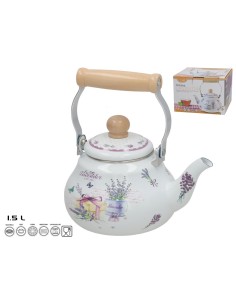 TETERA ESMALTADA LAVANDA 1,5L