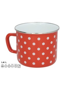 HERVIDOR ESMALTADO CON ASA 1,4L