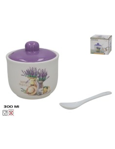 AZUCARERO C/CUCHARA 300ML ROSA DOLOMITA