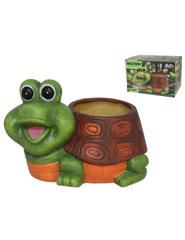 MACETERO TERRACOTA TORTUGA 25X18X17CM