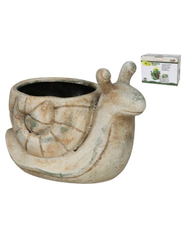 MACETERO CARACOL SUNSET 22X12X15CM