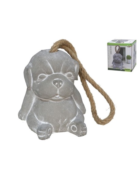 TOPE DE PUERTA PERRO GRIS 13X13X15 CM