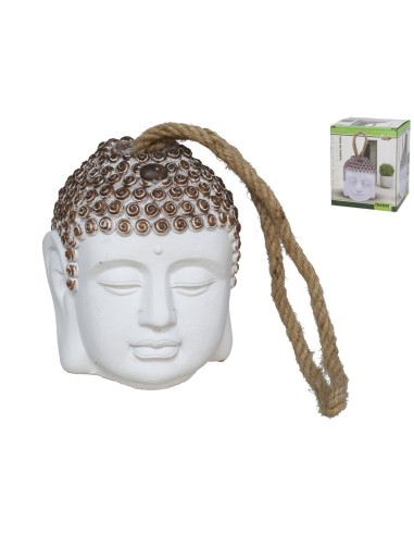 TOPE DE PUERTA CABEZA BUDA BLANCO 13X13X15 CM