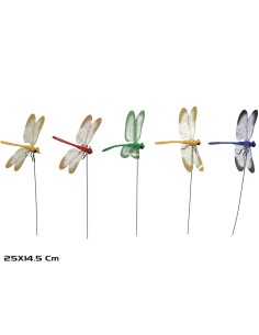 PINCHO X5 PCS LIVELULA COL SRT 25X14,5 CM