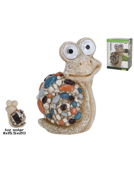 TORTUGA LOLA DEC. C/ LUZ SOLAR 15,5X11X20,5CM
