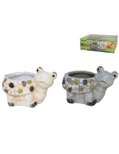 MACETERO CARACOL TERRACOTA 2 SRT 13,5X9,5X9,5 CM