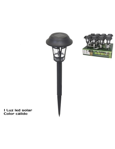 LAMPARA SOLAR PLS THOR 1LED 38X10X10 CM