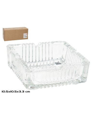 CENICERO CRISTAL 10,5X3,3CM