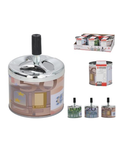 CENCIERO PULSADOR EUROS 9X12 CM