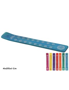 PORTA INCIENSO 4X25CM CHAKRA 7 DISEÑOS