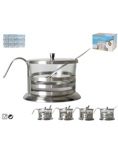 AZUCARERO METAL CON CRISTAL Z169-19 SURT