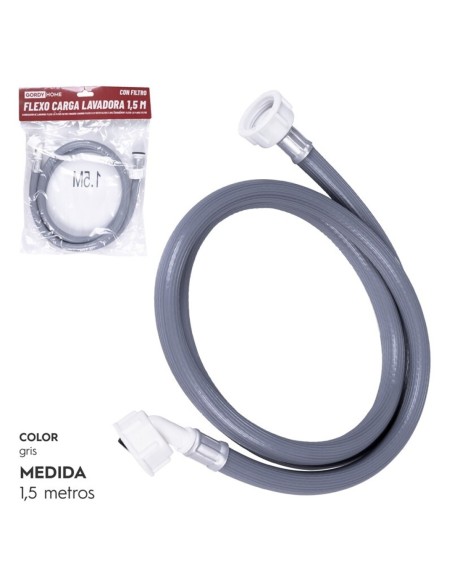 FLEXO CARGA LAVADORA 1.5M CON FILTRO