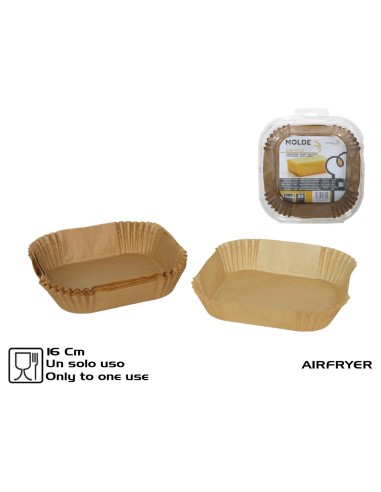 MOLDE REPOSTERIA AIRFRYER 16X16 CM X50