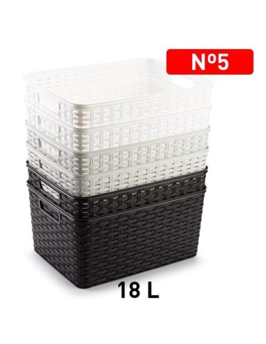 CESTA RATTAN Nº 5 18 L 28,5 x 39,5 CM