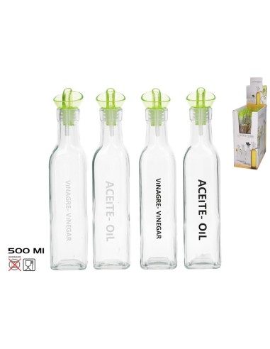 ACEITERA CARMEN TAPON ANTIGOTEO 500ML 4 SURTID.