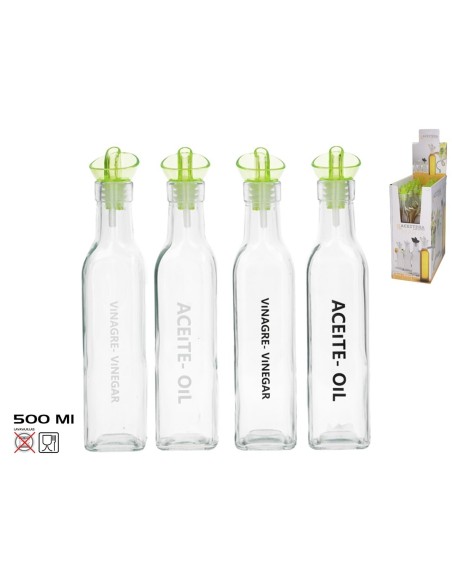 ACEITERA CARMEN TAPON ANTIGOTEO 500ML 4 SURTID.