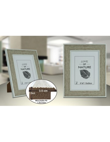 PORTAFOTO PLASTICO PS-520 15X20CM(12/24)