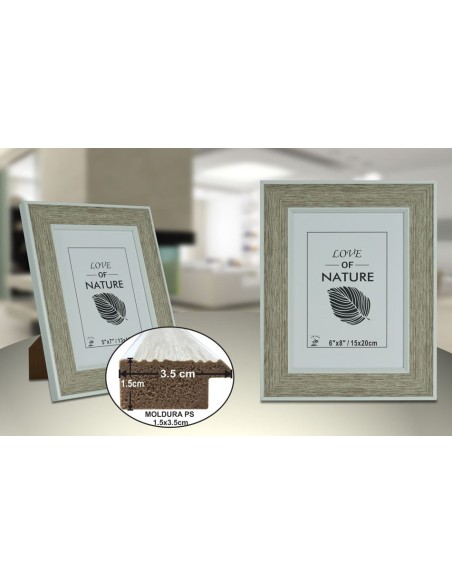 PORTAFOTO PLASTICO PS-520 15X20CM(12/24)