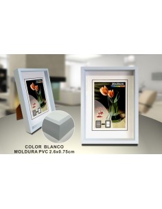 PORTAFOTO BLANCO PVC-633 20x25CM(12/24)