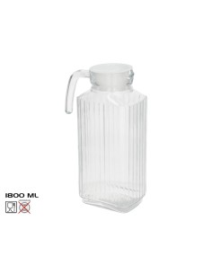 JARRA CRISTAL C/TAPA 1800ML
