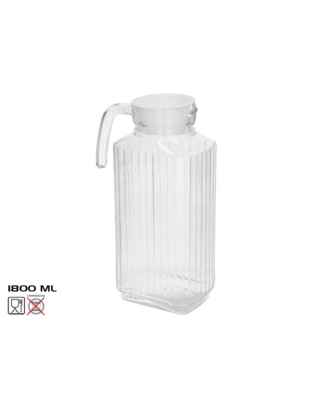 JARRA CRISTAL C/TAPA 1800ML