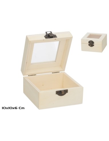 CAJA C/TAPA ERIK 10X10 NATURE