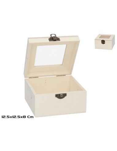 CAJA C/TAPA ERIK 12.5X12.5 NATURE