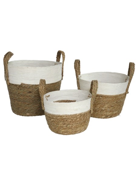 S/3 CESTAS SEVILLA 34,5x34,5x27CM